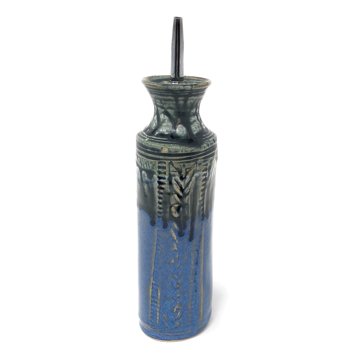 Holman Pottery Handmade American Oil Bottle