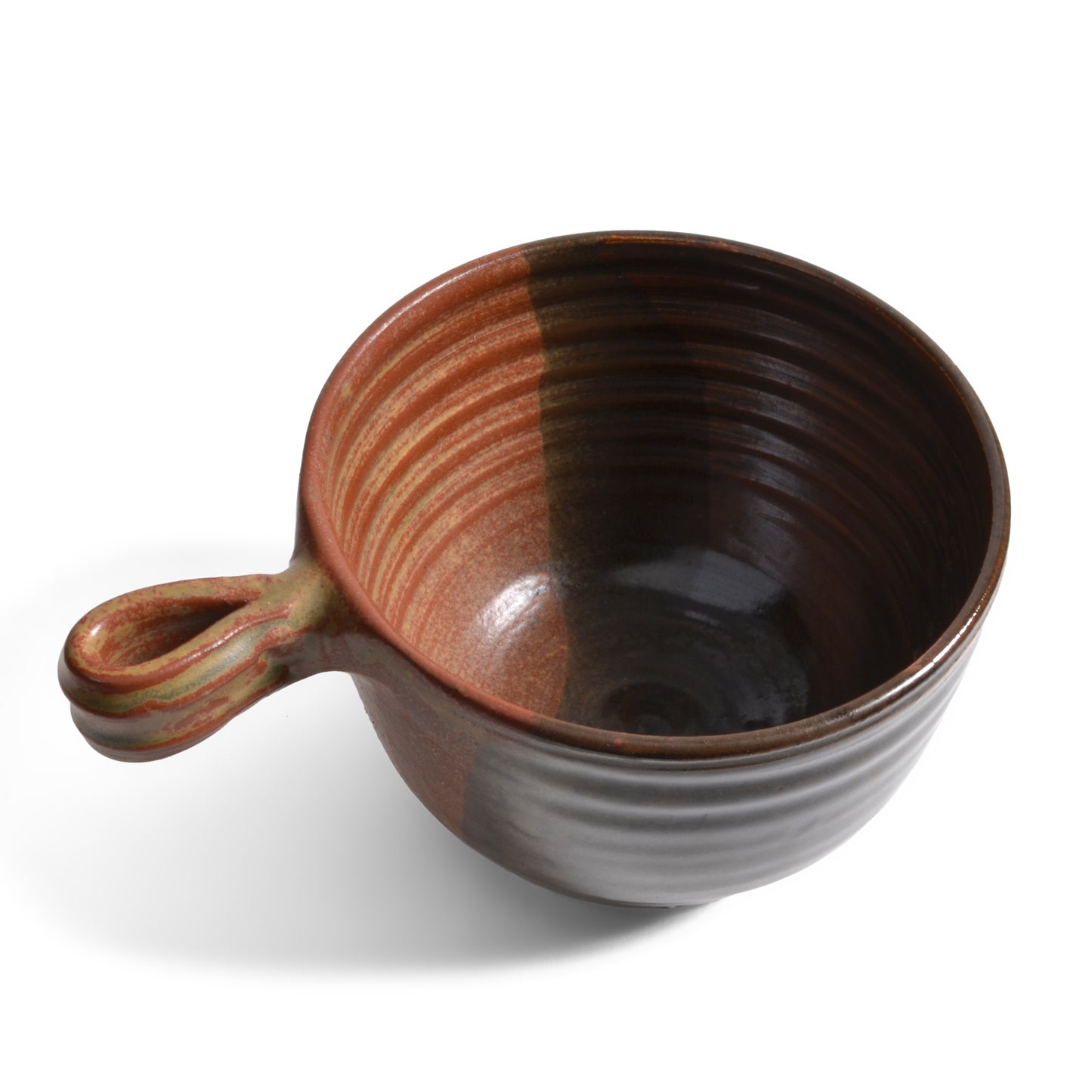 Holman Pottery Handmade Soup Crock Chili Bowl with Handle