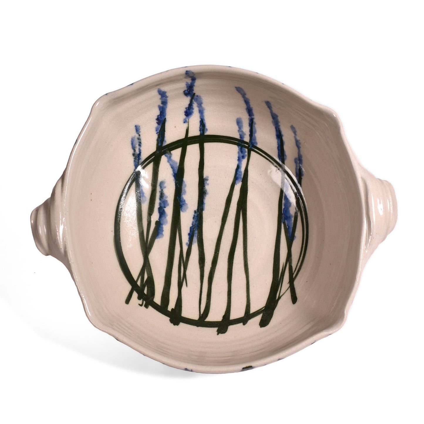 Holman Pottery Handmade Small Baking Dish, Wildflower