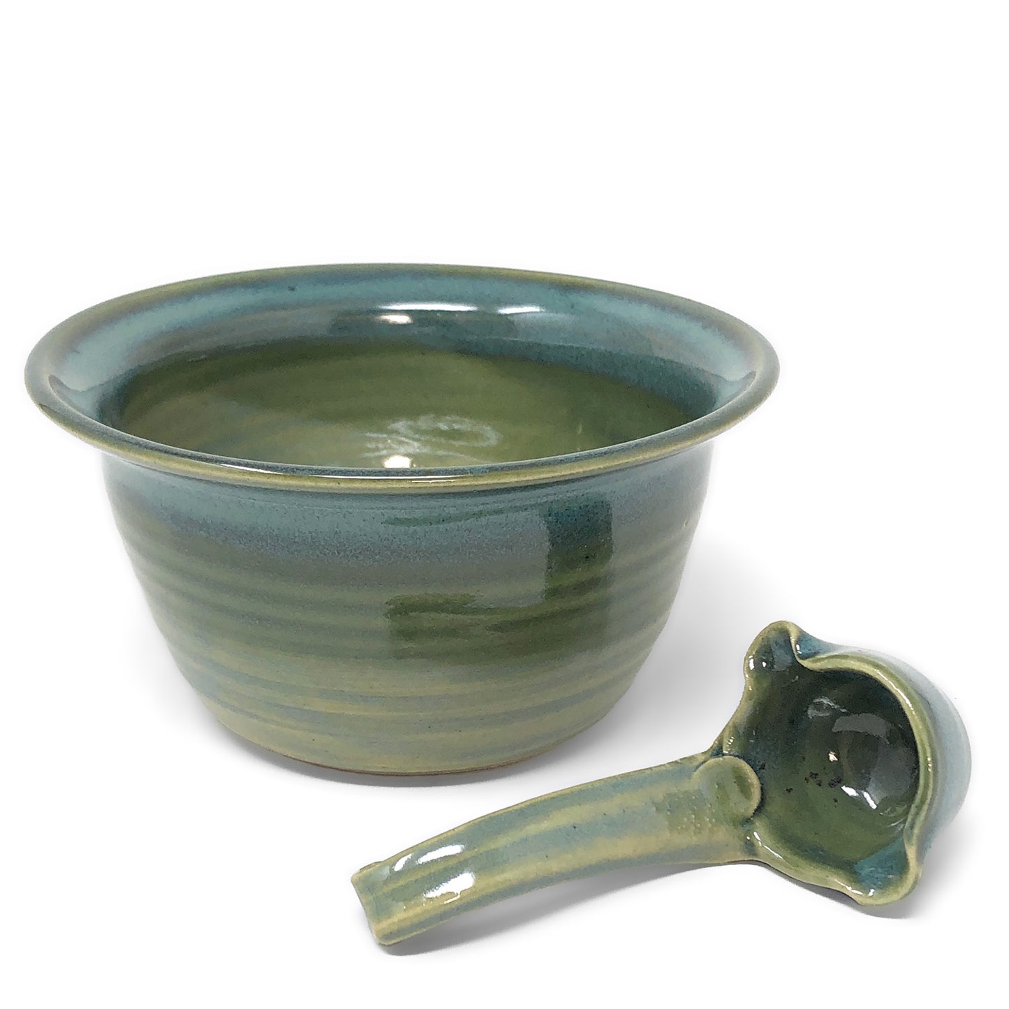 Holman Pottery Salsa Bowl with Ladle