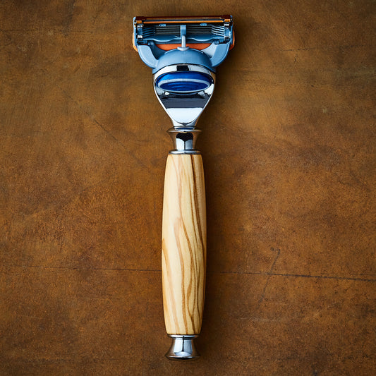 Imperium Shaving The Atlas Handmade Olivewood Razor
