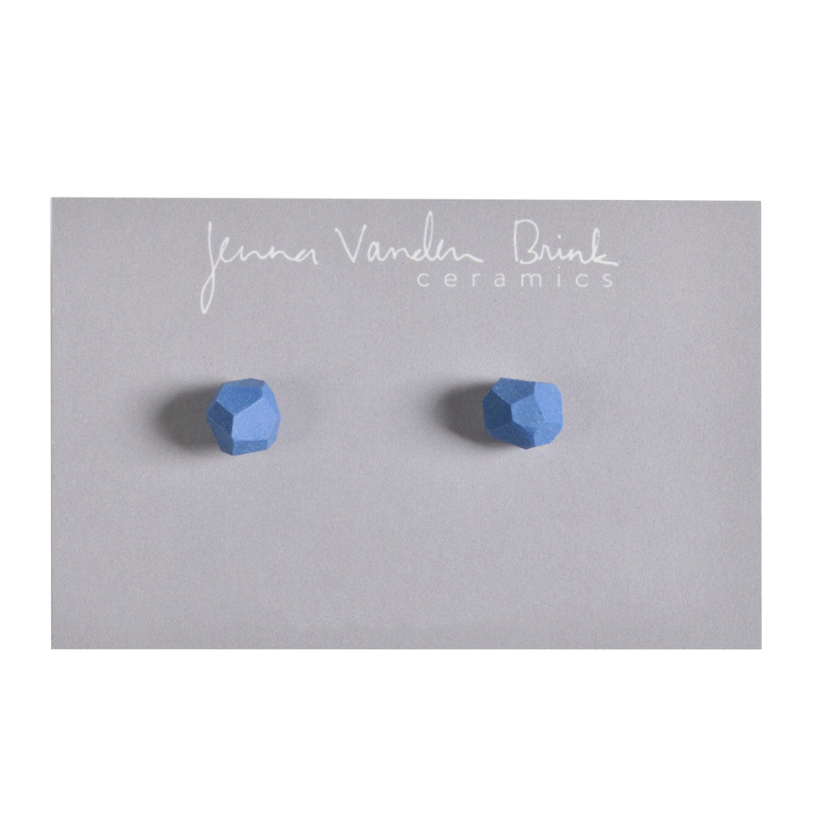 Jenna Vanden Brink Faceted Porcelain Stud Earrings