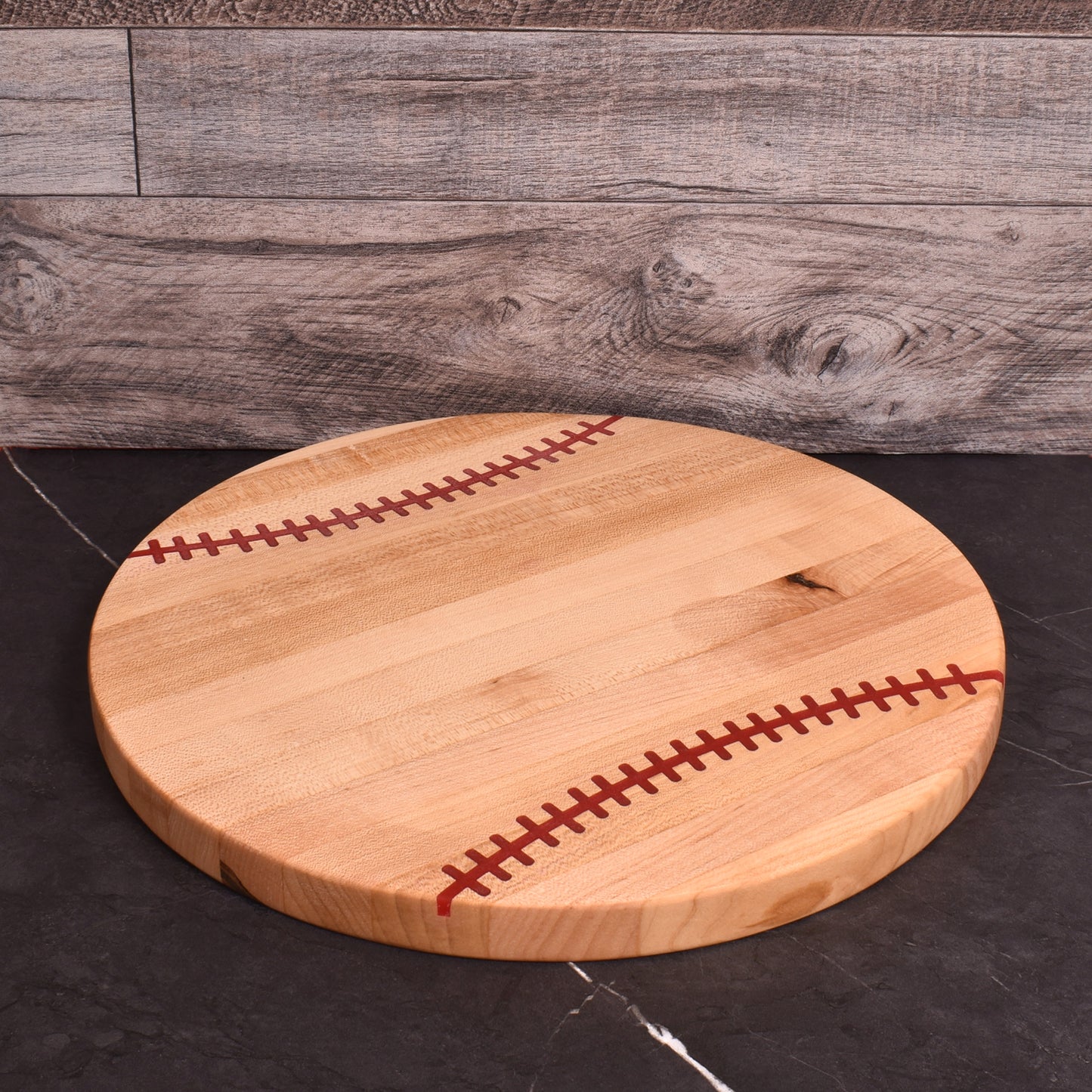 Baseball 12-inch Appalachian Hardwood Charcuterie Cutting Board, Handmade in the USA