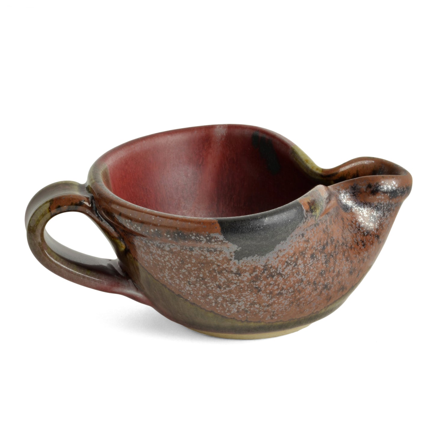 Larrabee Ceramics 8-ounce Salsa Bowl with Spout - The Barrington Garage