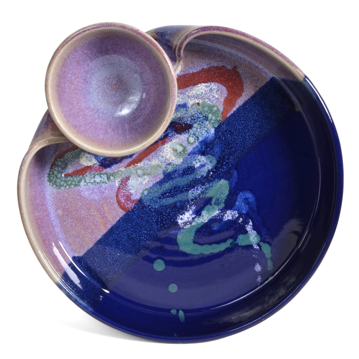 Larrabee Ceramics Chip and Dip Platter - The Barrington Garage