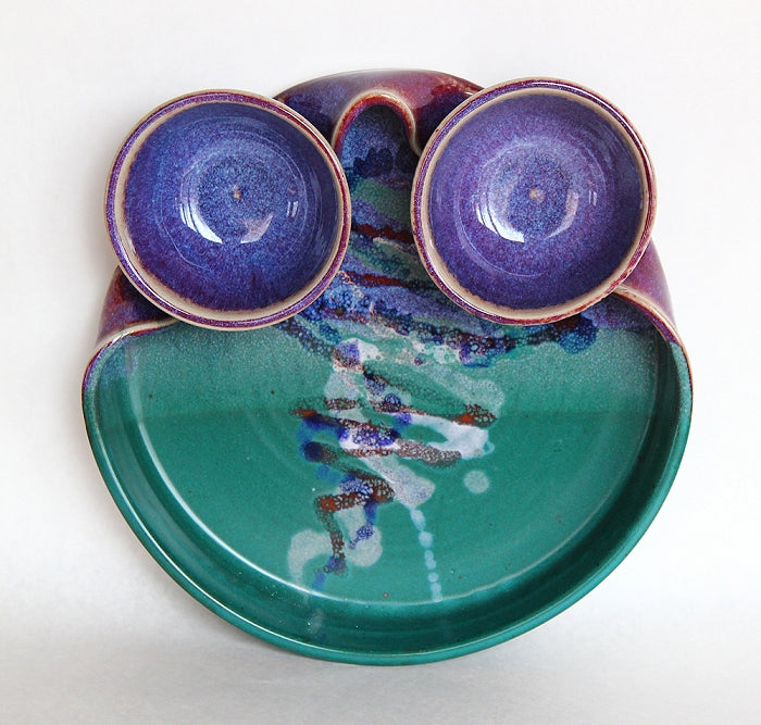 Larrabee Ceramics Chip and Dip Platter