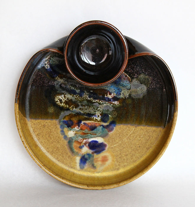Larrabee Ceramics Chip and Dip Platter