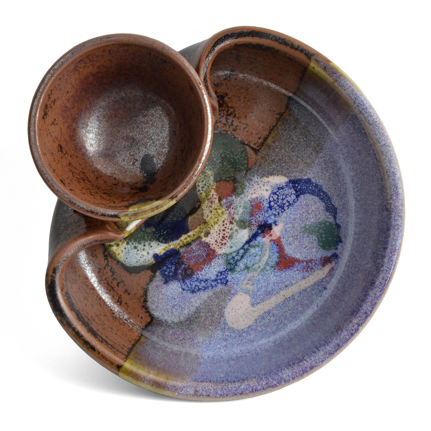 Larrabee Ceramics Mini Chip and Dip Bowl - The Barrington Garage