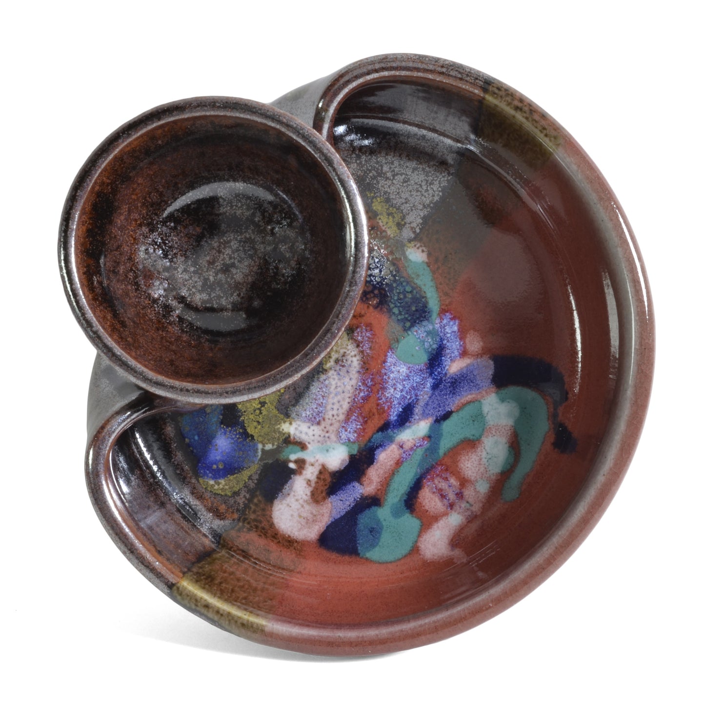 Larrabee Ceramics Mini Chip and Dip Bowl - The Barrington Garage