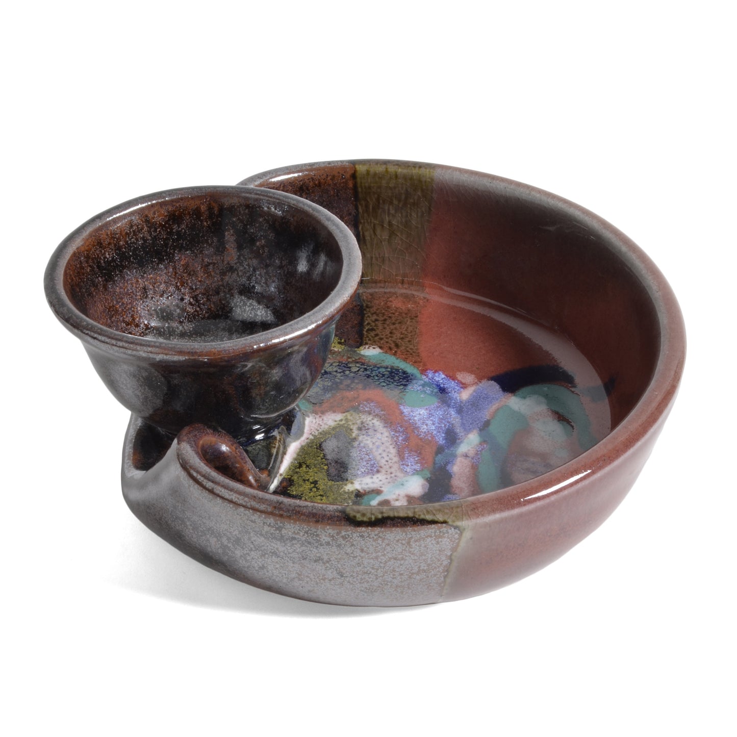 Larrabee Ceramics Mini Chip and Dip Bowl - The Barrington Garage