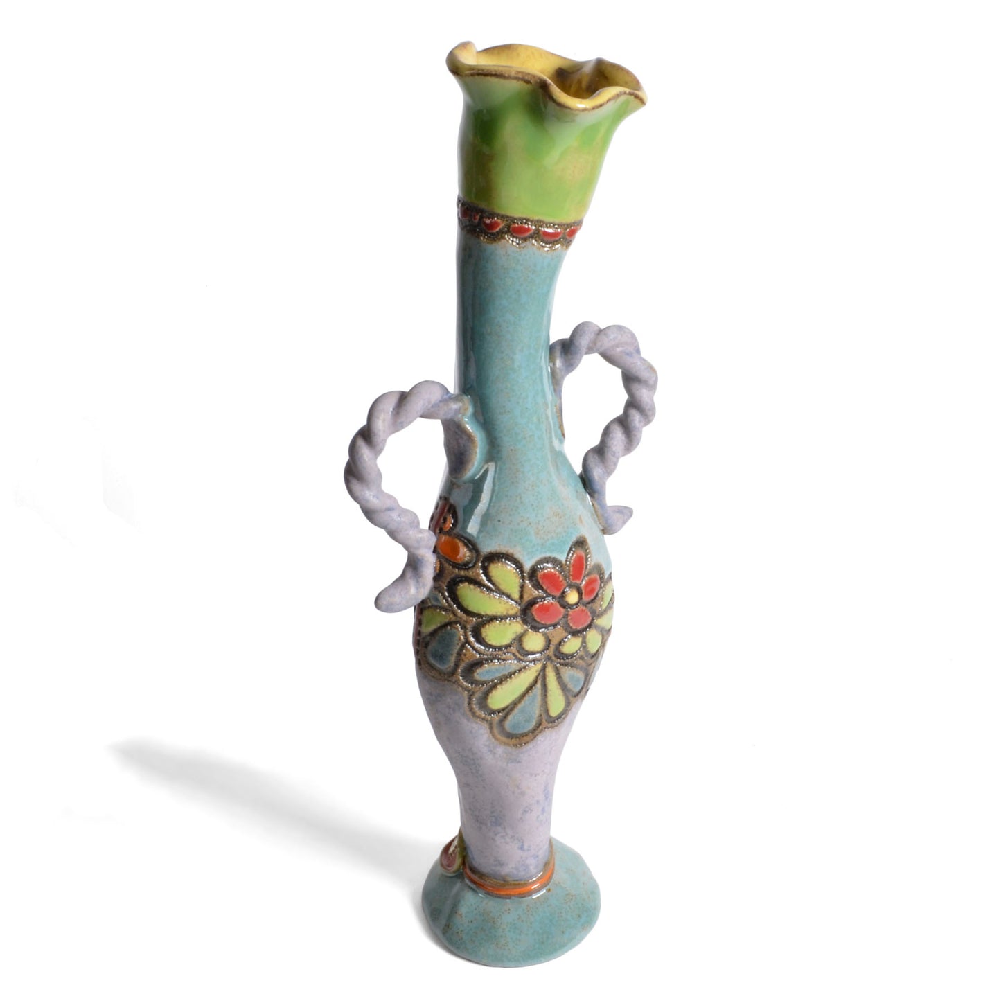 Laurie Pollpeter Eskenazi 12.5-inch Nicole Vase with Attitude