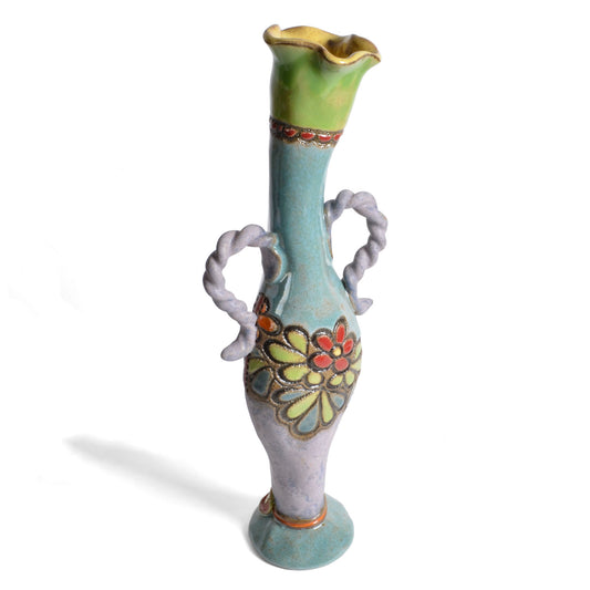 Laurie Pollpeter Eskenazi 12.5-inch Nicole Vase with Attitude