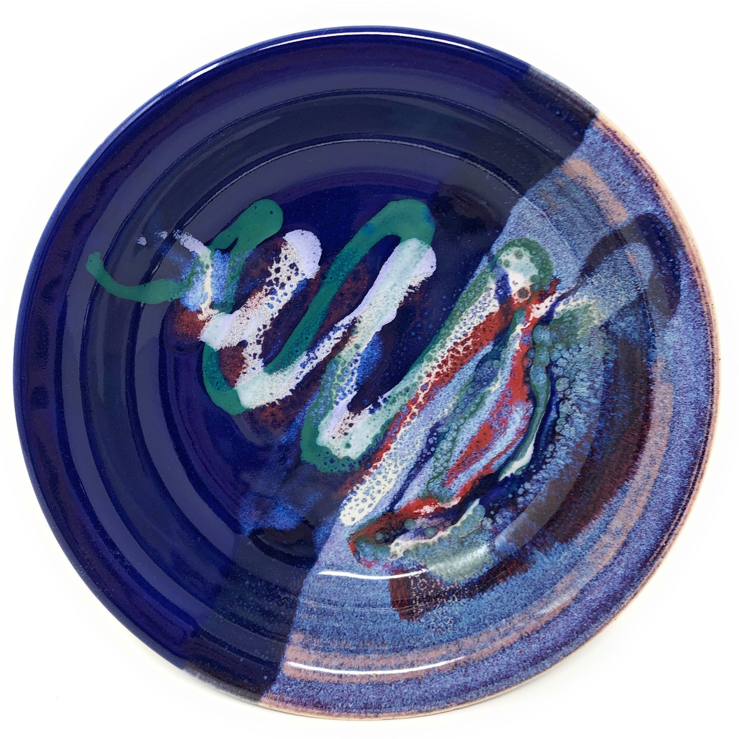 Larrabee Ceramics 8-1/2-inch Shallow Pasta Serving Bowl