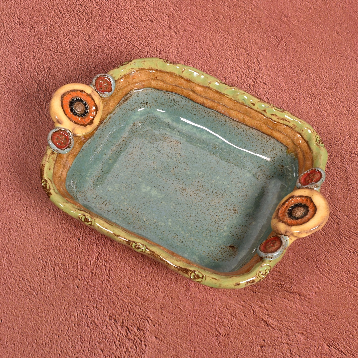 Laurie Pollpeter Eskenazi Small Three Button Baking Dish SP42-3