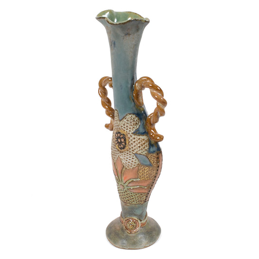 Laurie Pollpeter Eskenazi Linda 9-inch Handmade Ceramic Vase