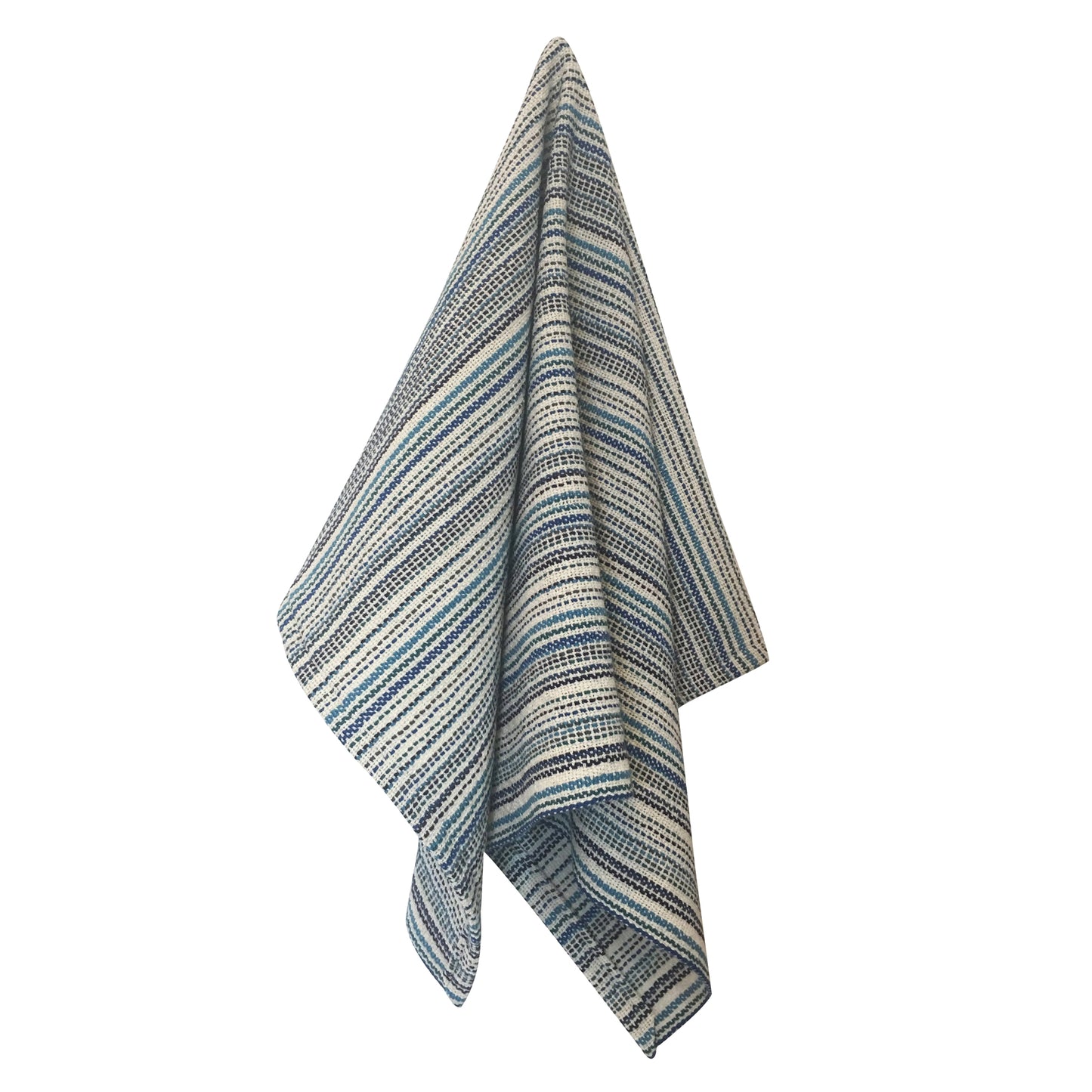 Loomination Handwoven 100% Cotton Tea Towel, Modern Stripe