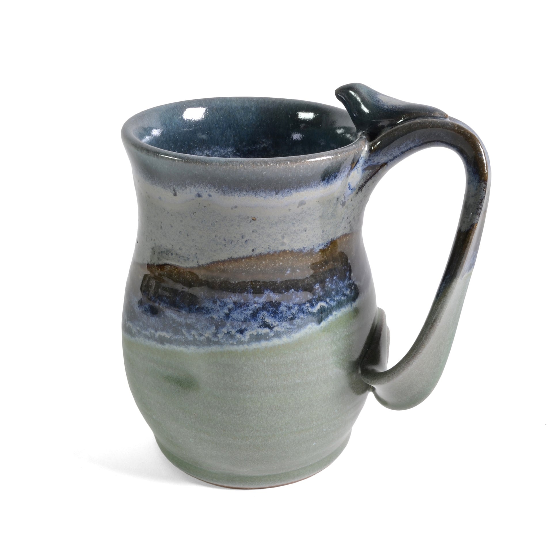 MJ Wilkinson Pottery Bird Mug, Right Handed - The Barrington Garage