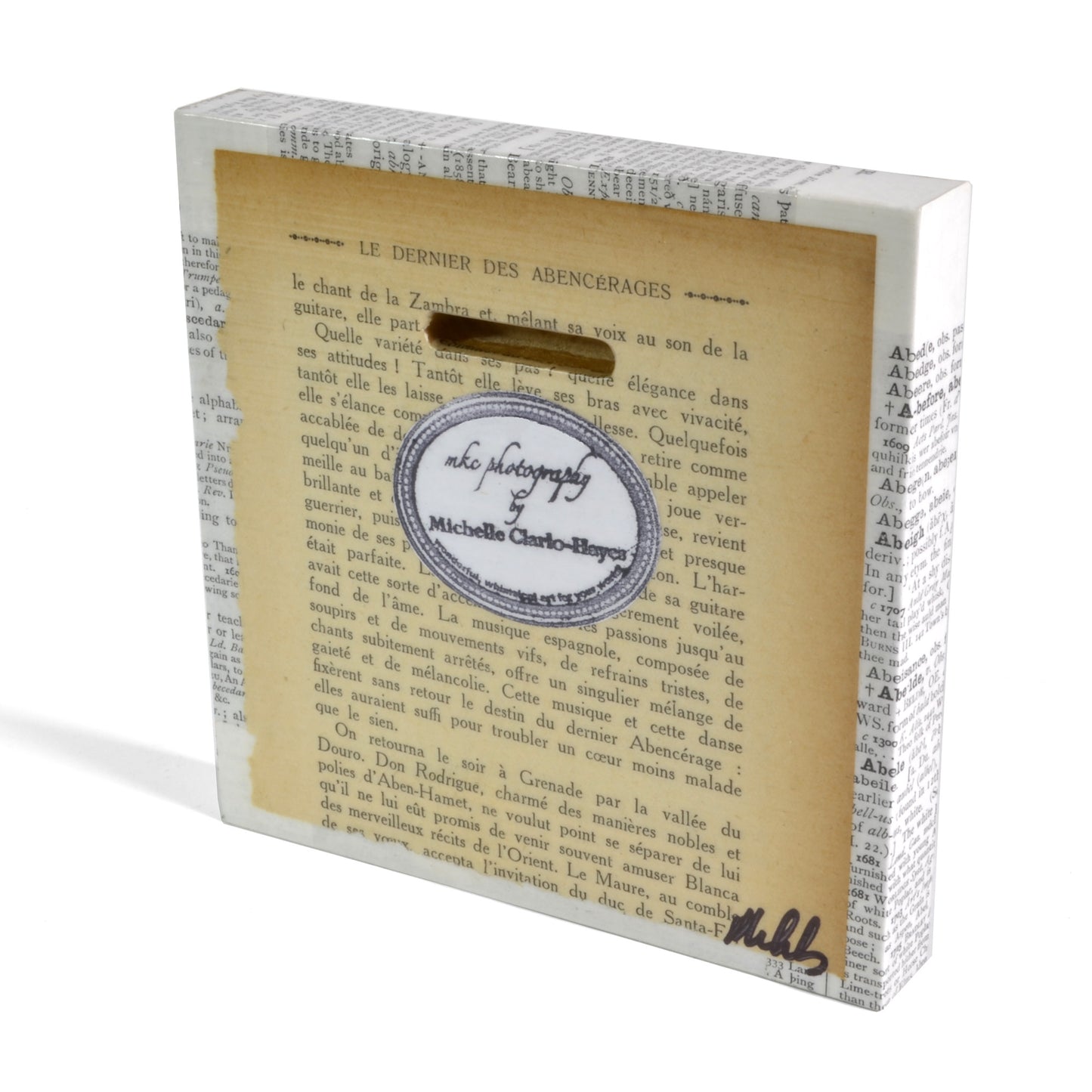 MKC Photography Starlight 5" x 5" Art Block - The Barrington Garage