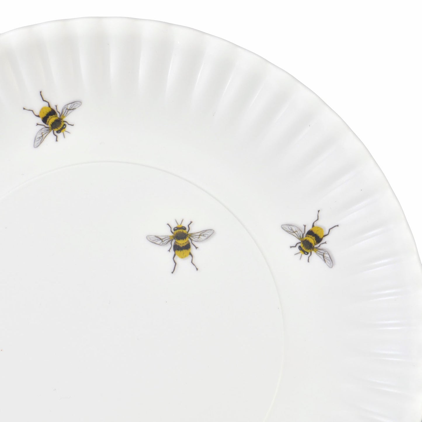 Mary Lake-Thompson Whimsical Bees Melamine Dinner Plates, Set of 4