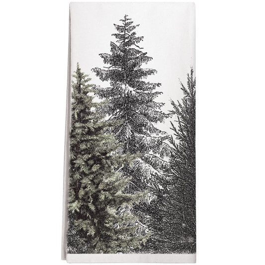 Montgomery Street Evergreens Cotton Flour Sack Dish Towel - The Barrington Garage