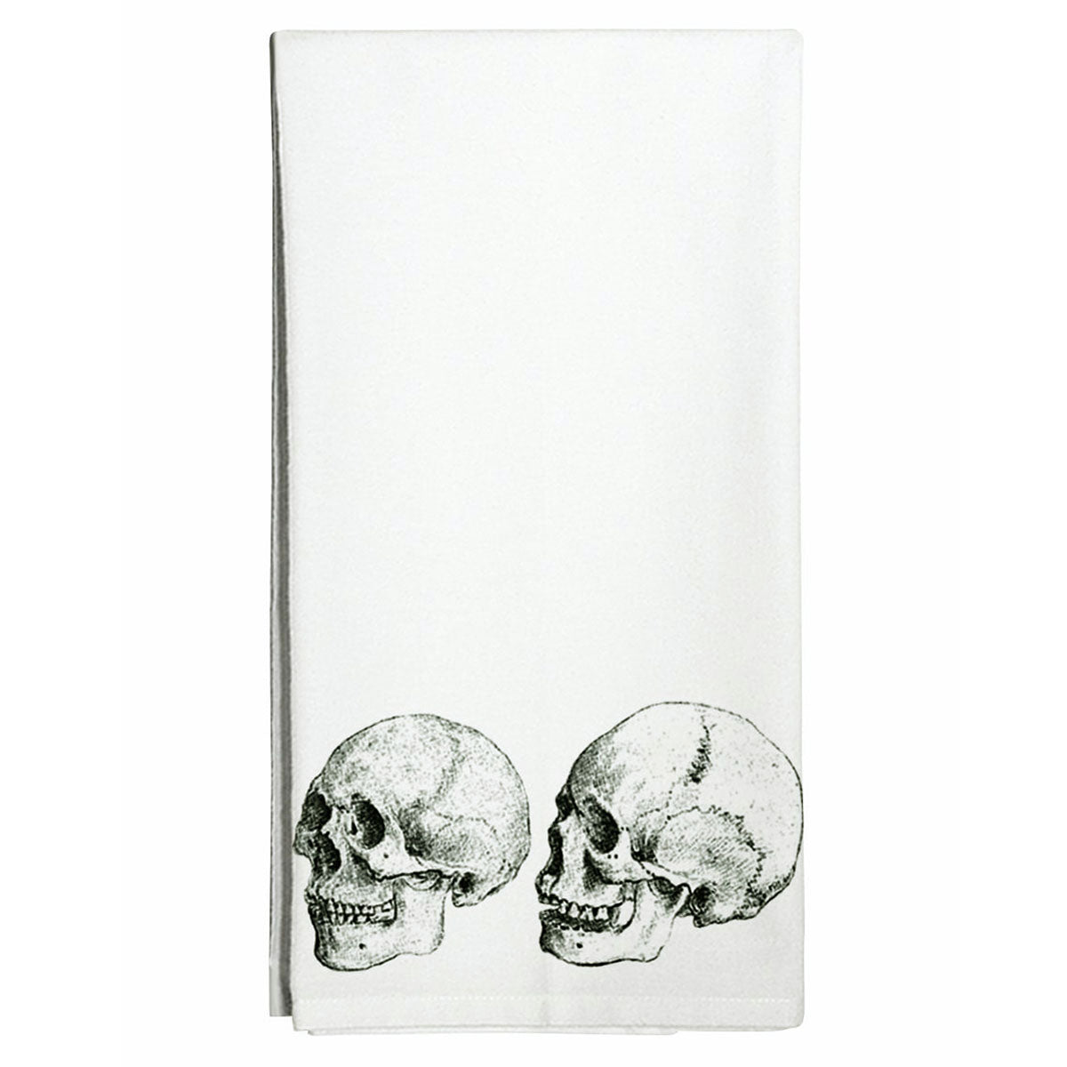 Montgomery Street Skulls Cotton Flour Sack Dish Towel