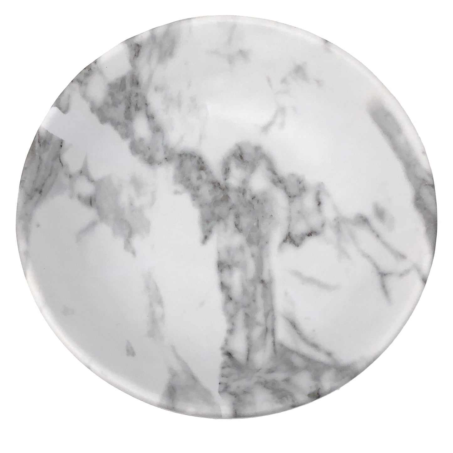Merritt White Marble Pattern Melamine Salad Soup Cereal Bowl
