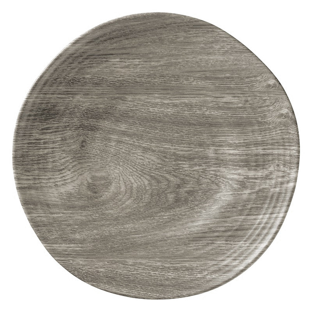 Merritt Heartwood 11-inch Round Melamine Dinner Plates, Set of 6