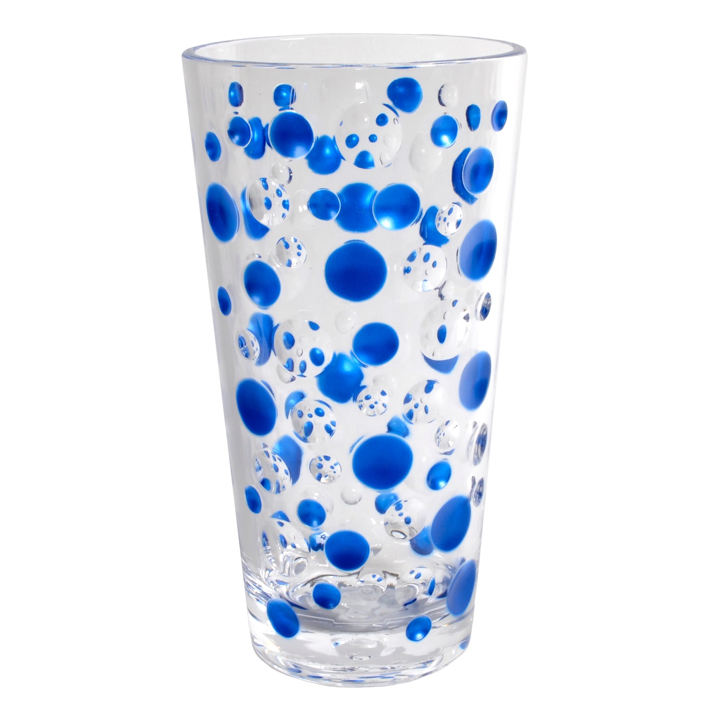 Merritt Designs Satin Pearl 20-ounce Acrylic Tumblers, Sapphire, Set of 4