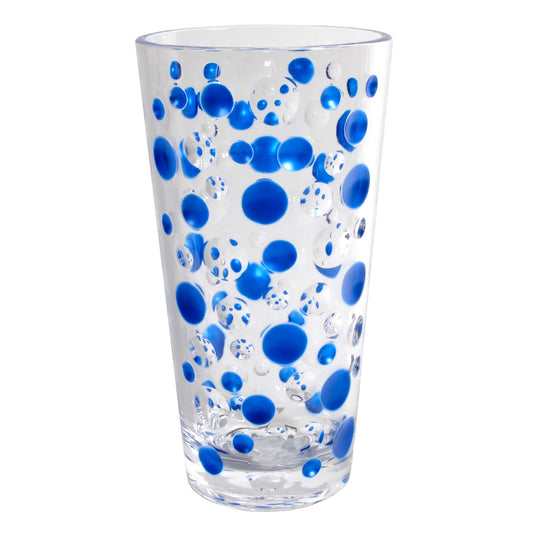 Merritt Designs Satin Pearl 20-ounce Acrylic Tumblers, Sapphire, Set of 4