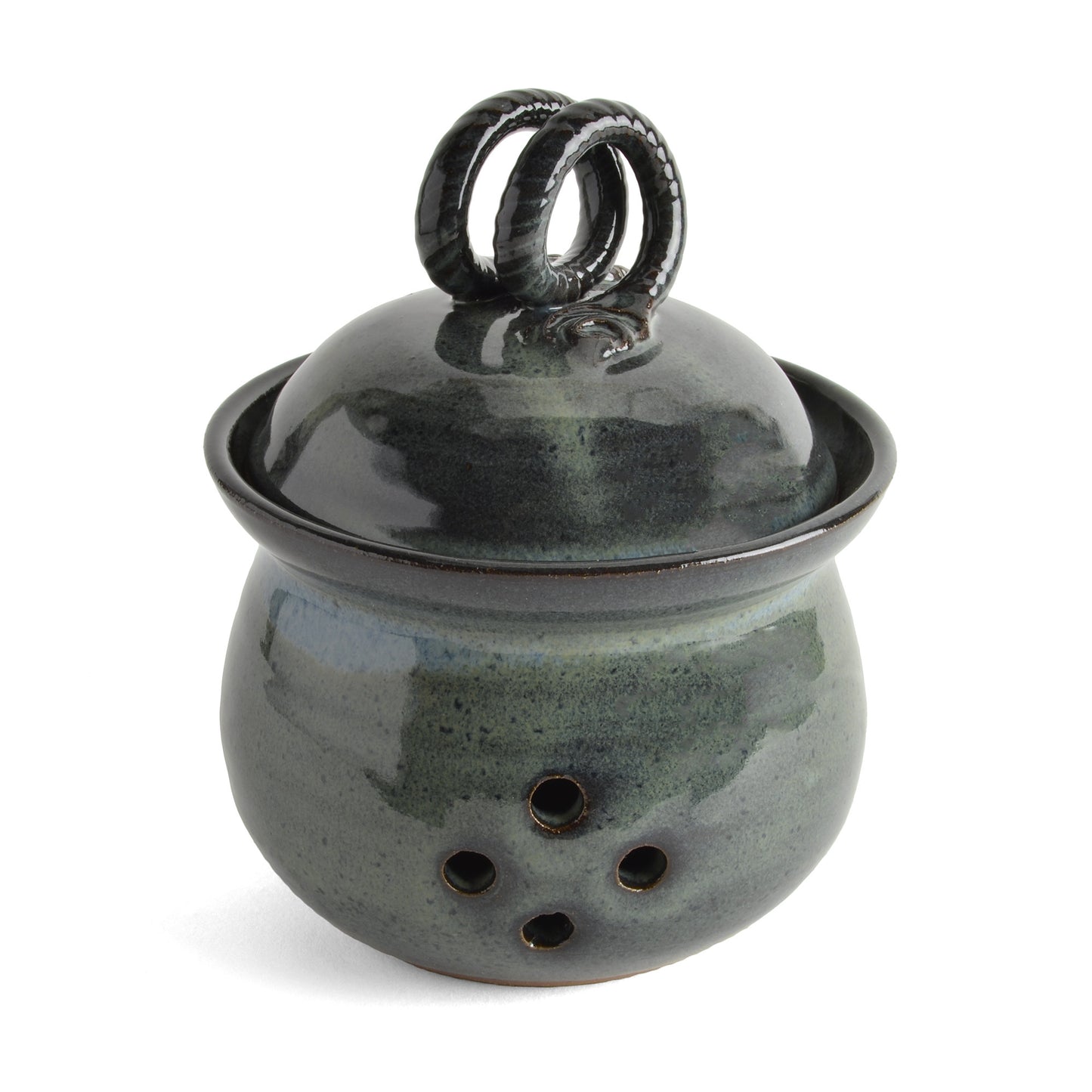 MudWorks Pottery Black Eyed Susan Garlic Keeper - The Barrington Garage