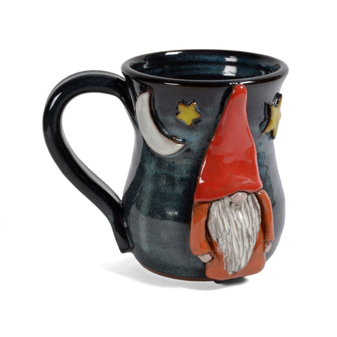 MudWorks Pottery Moon Star Gnome Special Edition Mug