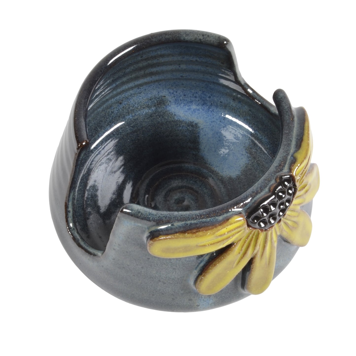 MudWorks Pottery Black-Eyed Susan Sponge Holder