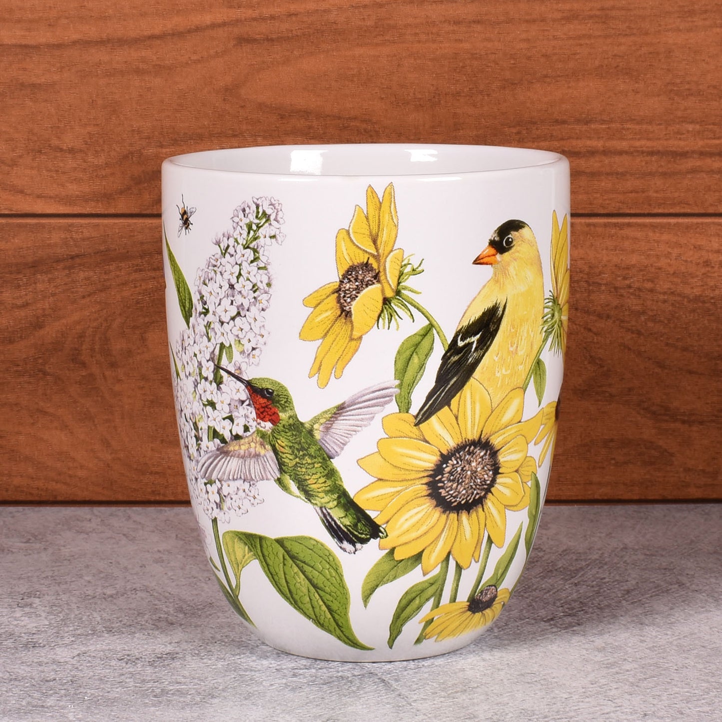 Mary Lake-Thompson Spring Birds 16-ounce Stoneware Mug