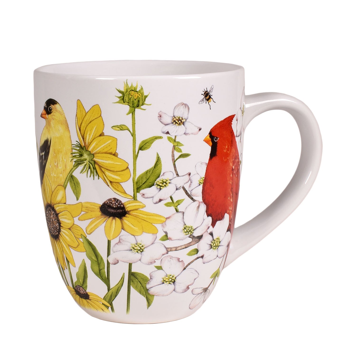 Mary Lake-Thompson Spring Birds 16-ounce Stoneware Mug