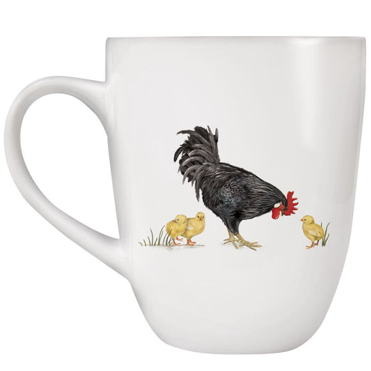 Mary Lake-Thompson Red Truck with Farm Animals 10-ounce Stoneware Mug