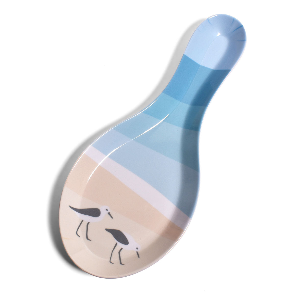 Merritt Sandpipers by Kate Nelligan 9-1/2-inch Melamine Spoon Rest