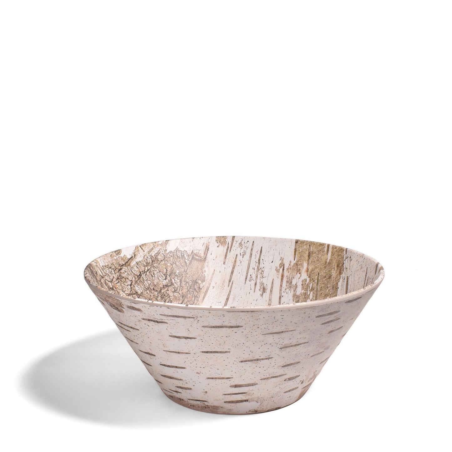 Merritt Designs White Birch 11-inch Round Melamine Serving Bowl