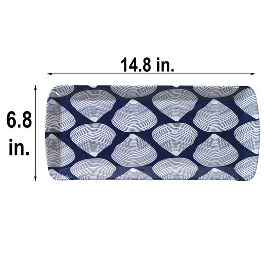 Merritt Clamshell by Kate Nelligan Melamine Loaf Tray
