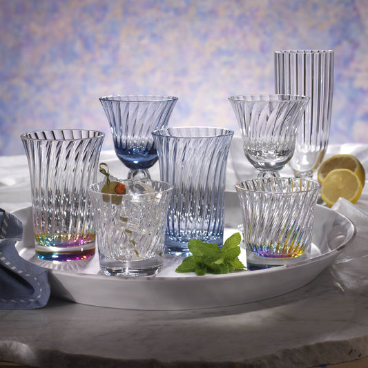 Merritt Venezia Acrylic Wine Glass, BPA-Free, Clear, Set of 4