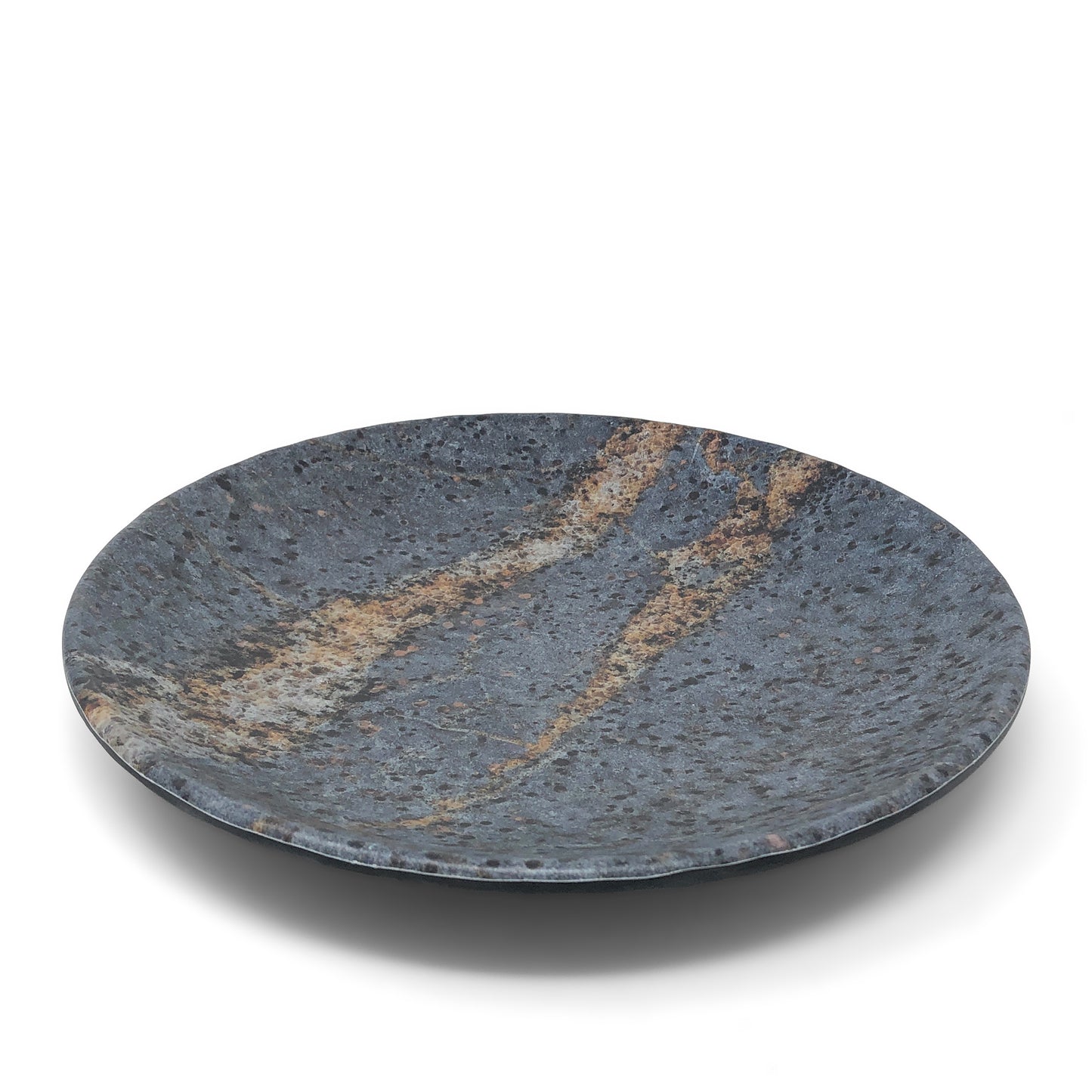 Merritt Limestone Print 8.5-inch Round Melamine Salad Plate, Sold Singly