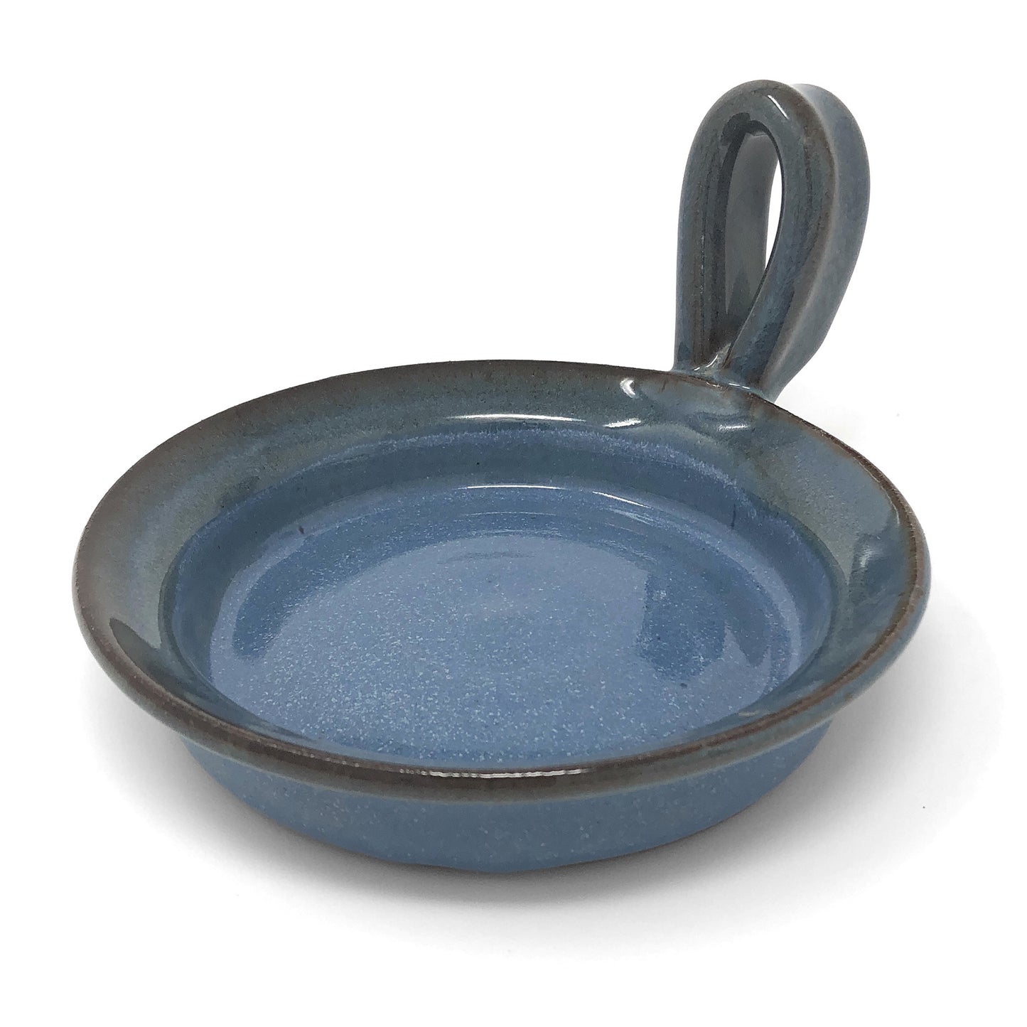 MudWorks Pottery Microwave Omelet Maker, Barrington Blue