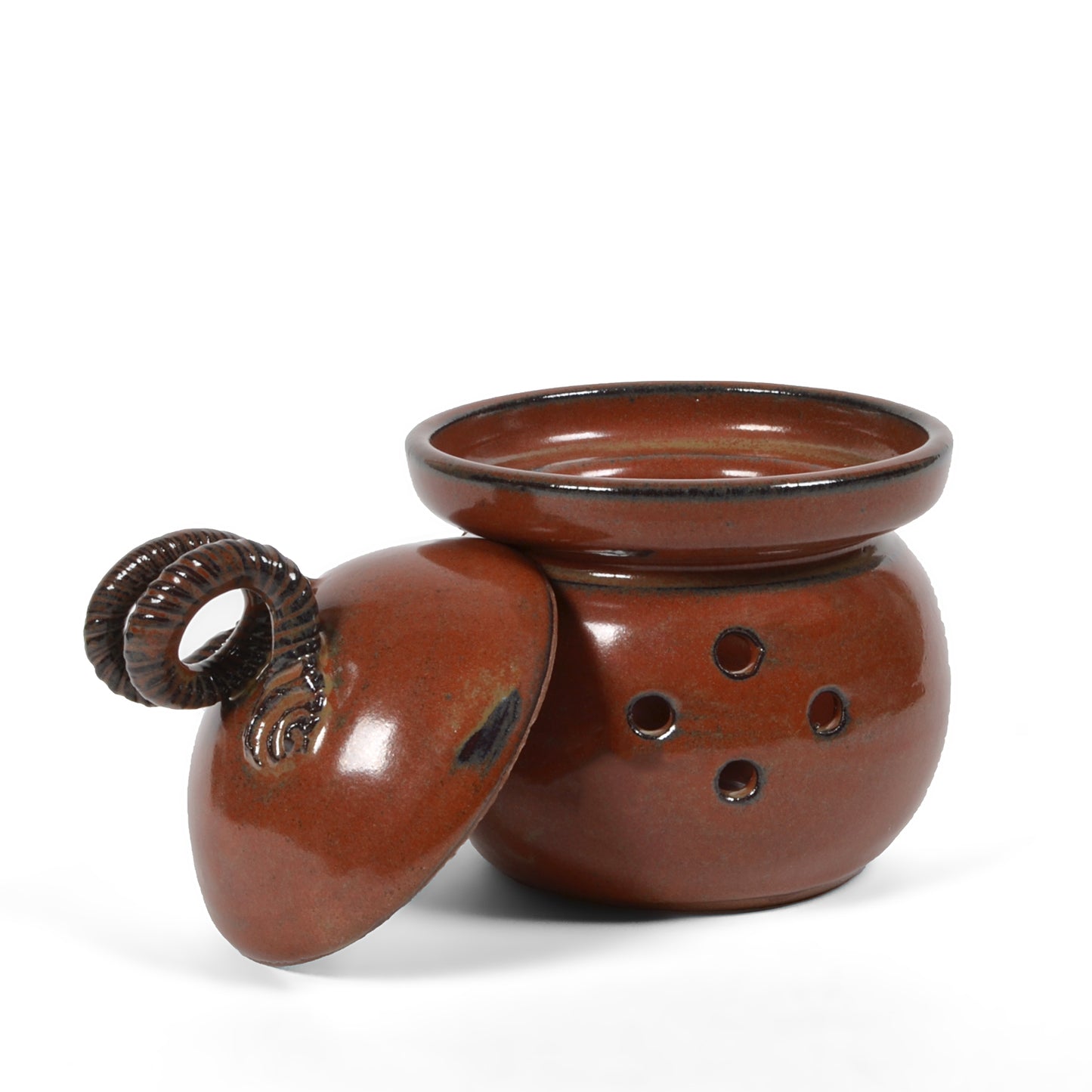 MudWorks Pottery Sunflower Garlic Keeper