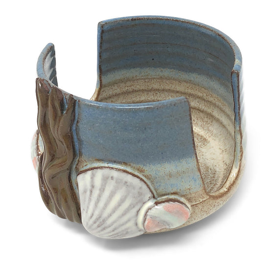 MudWorks Pottery Beach Scene Sponge Holder