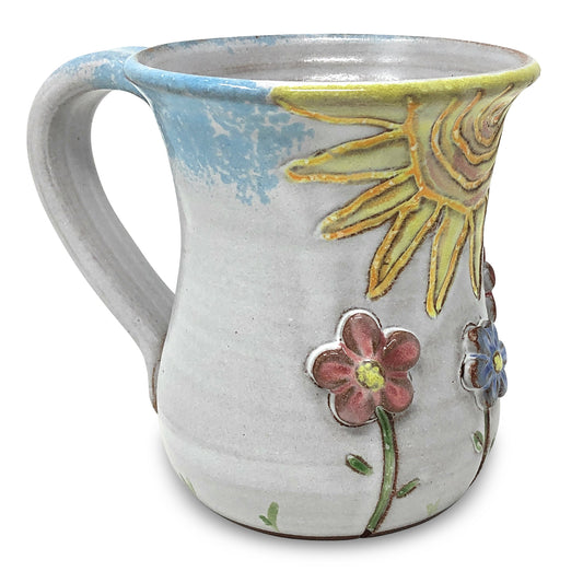 MudWorks Pottery Special Edition Summer Flowers Mug