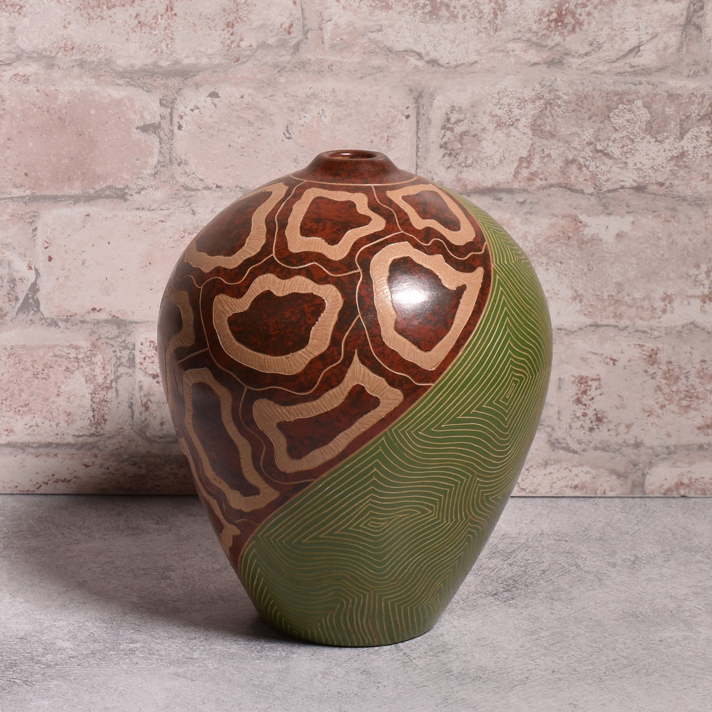 Handmade Nicaraguan Pottery 7-1/2-inch Terra Pot, Each One Unique