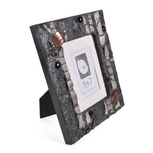 PotTerre Raku Pottery Aspen 5 x 7 Photo Frame - The Barrington Garage