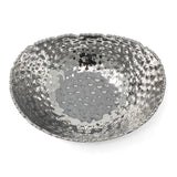 Pampa Bay CER-2019 Millenium Titanium-Plate Porcelain Oval Bowl, Silver