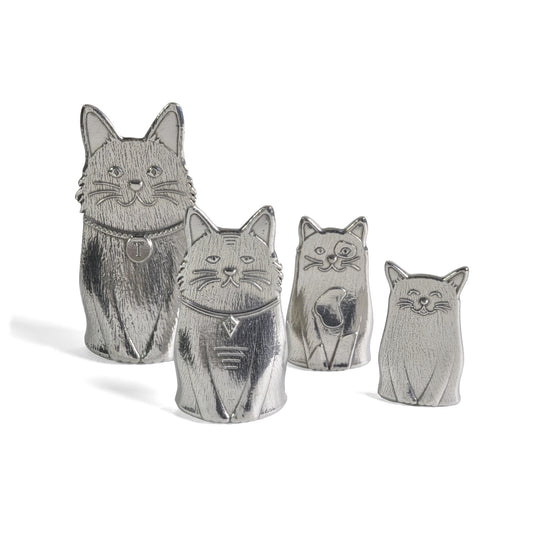Roosfoos Pewter Cat Measuring Spoons - The Barrington Garage