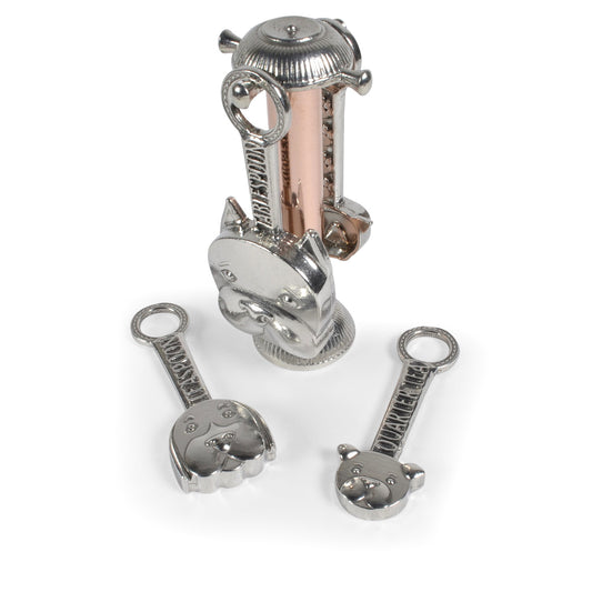 Good Dog American Handmade 5-Piece Measuring Spoon Set with Stand by Roosfoos