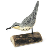 The Painted Bird by Richard Morgan Carved Sandpiper Figurine, Tail Up